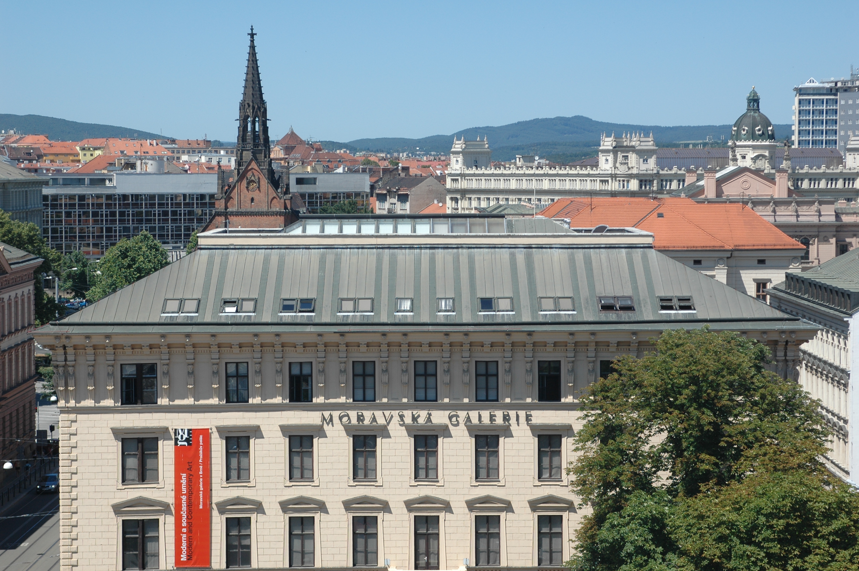 Obr. 4 Moravská galerie Brno používa KNX technologii